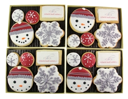 Holiday Gift Box with Logo Cookies